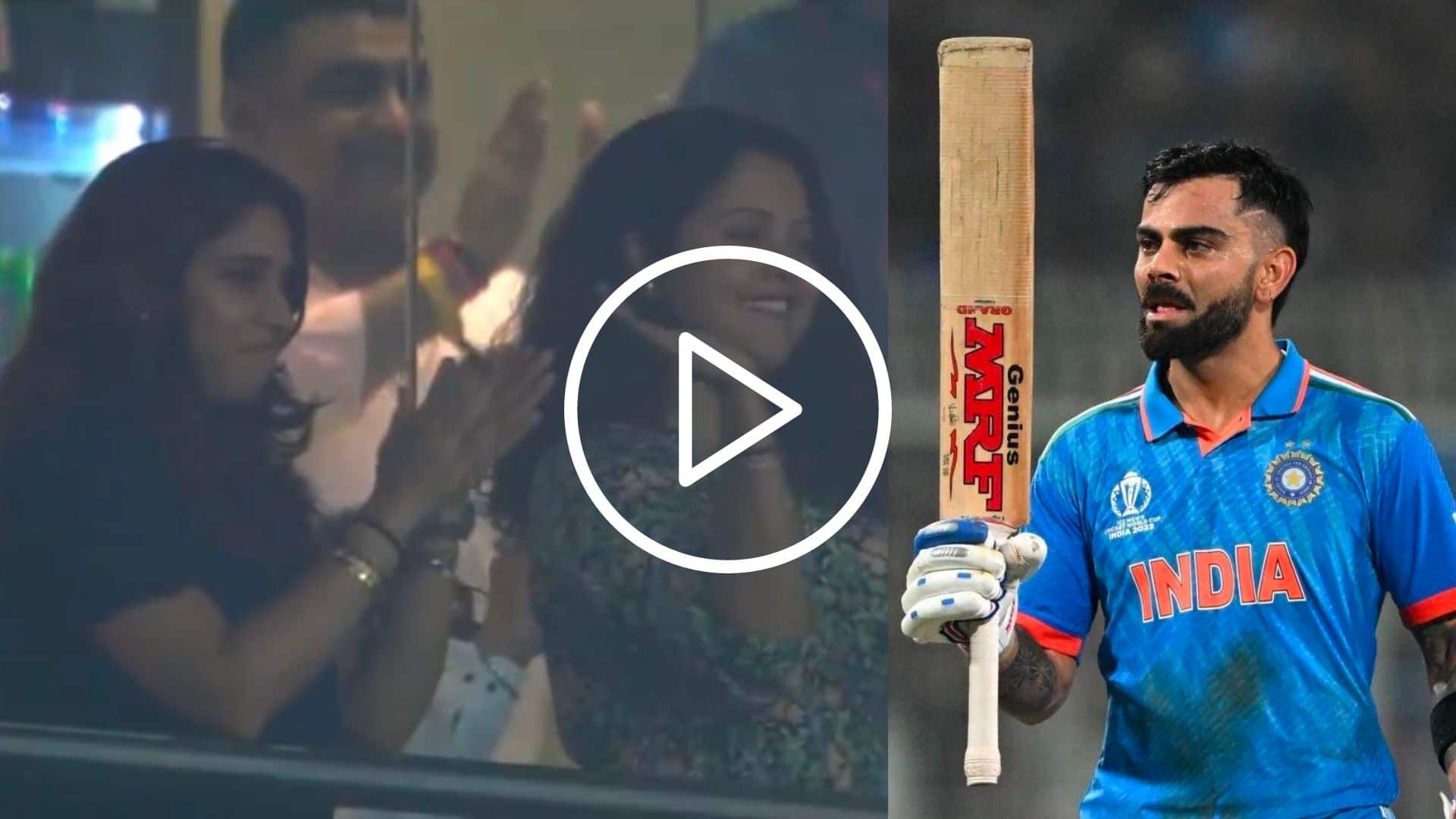 [Watch] Ritika Sajdeh, Prithi Narayanan Rejoice Virat Kohli's 49th ODI Century